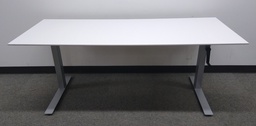 [#E10-15] Desk, BLT, Knoll, 48x30, White, Crank Base
