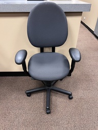 [#B13-Picture #6] Grey Cloth Task Chair with arms
