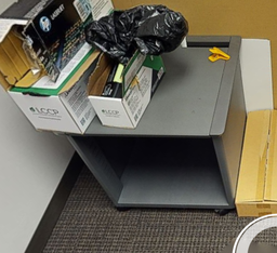 [#C10-26] Mobile printer cabinet