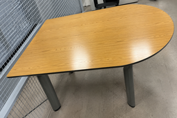 [#E2-Picture3] Rectangular desk with rounded side