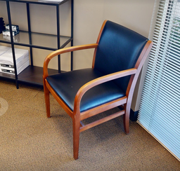 [#B9-3] Black guest chair