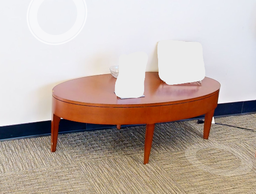 [#C3-12] Oval coffee table