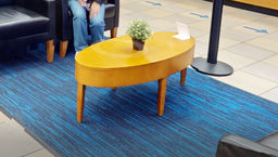 [#C3-9] Oval coffee table