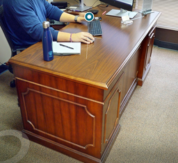 [#E4-4] 2 ped Desk