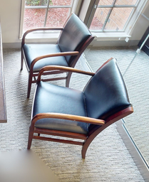 [#B9-4] Black guest chair