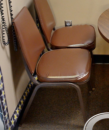[#B4-6] Brown side chair