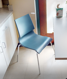 [#B4-10] Blk cafe chair