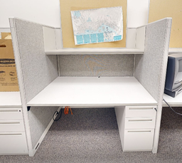 [#A1-4] 3D pedestal desk workstation