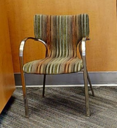 [#B8-6] Metal guest chair