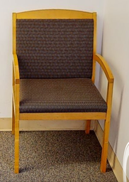 [#B9-8] Pattern wood guest chair