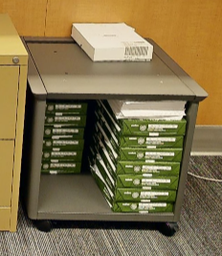 [#C11-36] Moble printer cabinet