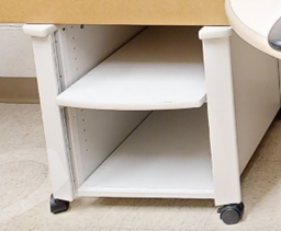 [#C1-18] Small 2 tier mobile printer cart