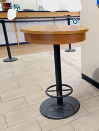 [#C4-9] Round lab standing table