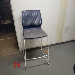 [#B1-29] Blue Bar Height Stool