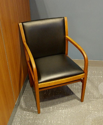 [#B9-4] Black guest chair
