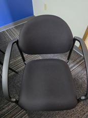 [#B4-17] BLACK STACK CHAIR