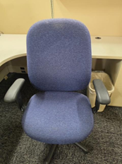 [#B13-26] BLUE CHAIR