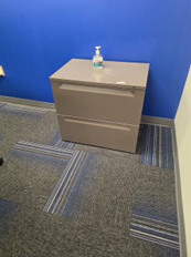 [#D6-46] TAN 2 DRAWER FILE