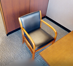 [#B9-2] Black guest chair