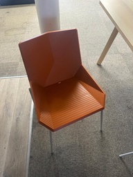 [#B4-28] Orange Kitchen Chairs
