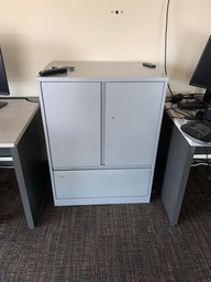[#D20-41] Gray storage cab w/ single lateral