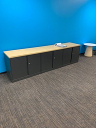 [#D5-54] 9' Triple storage cabinets short w/single top