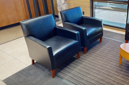 [#B12-7] Black lounge chair