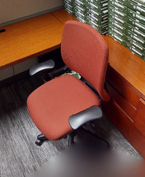 [#B13-25] task chair - red