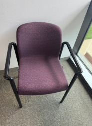 [#B8-49] PURPLE SIDE CHAIR
