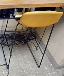 [#B2-7] Gold barstool