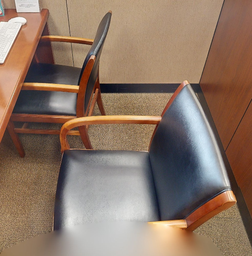 [#B9-3] Navy guest chair
