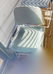 [#B4-7] Blk cafe chair