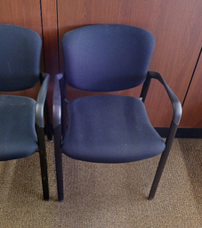 [#B4-8] Blue cafe chair