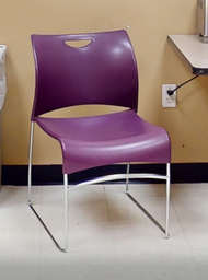 [#B8-5] Purple side chair
