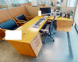 [#E6-7] L-shaped desk