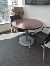 [#C2-14] 36" Round Table -  Wood, Metal