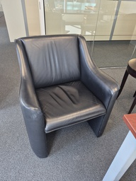 [#B12-17] Leather Lounge Chair