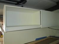 [#D23-30] 2 large white glass door overheads (1A)