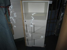 [#D16-44] 44 inch white 2xped (pv office )