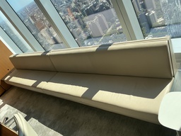 [#B7-23] Banquet —straight— beige leather