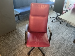 [#B5-42] Conference room chairs — plum— hi back