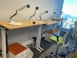 [#E10-62] Work stations—3pk—single sided—sit stand