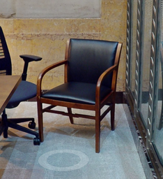 [#B9-2] Black guest chair