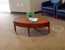 [#C3-8] Oval coffee table