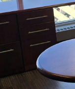 [#D9-4] 3 Drawer Wood File Cabinet