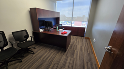 [#E9-7] U Shape Desk w/ Hutch
