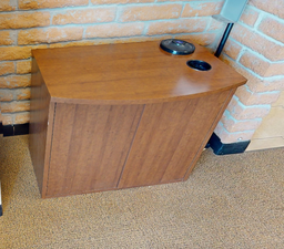 [#D20-7] 2-Door coffee cabinet
