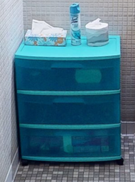 [#D8-15] Mobile 3D plastic drawers