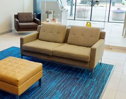 [#B6-6] 2 seat grey couch