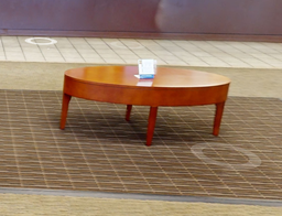 [#C3-4] Oval coffee table